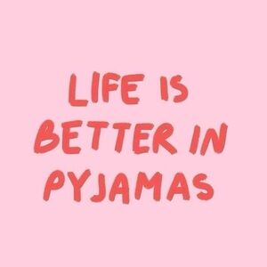 J. Crew Pink and Red Pajama Graphic